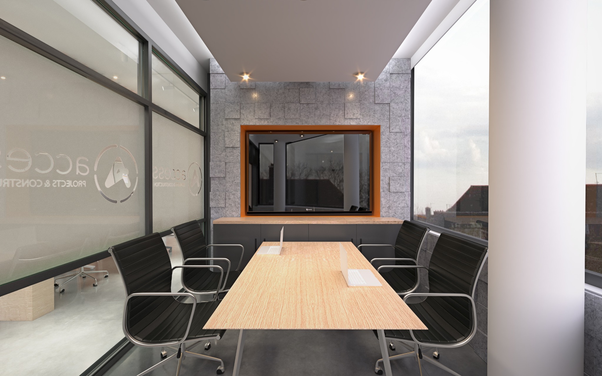 Original meeting room concept render supplied by Dezine ID