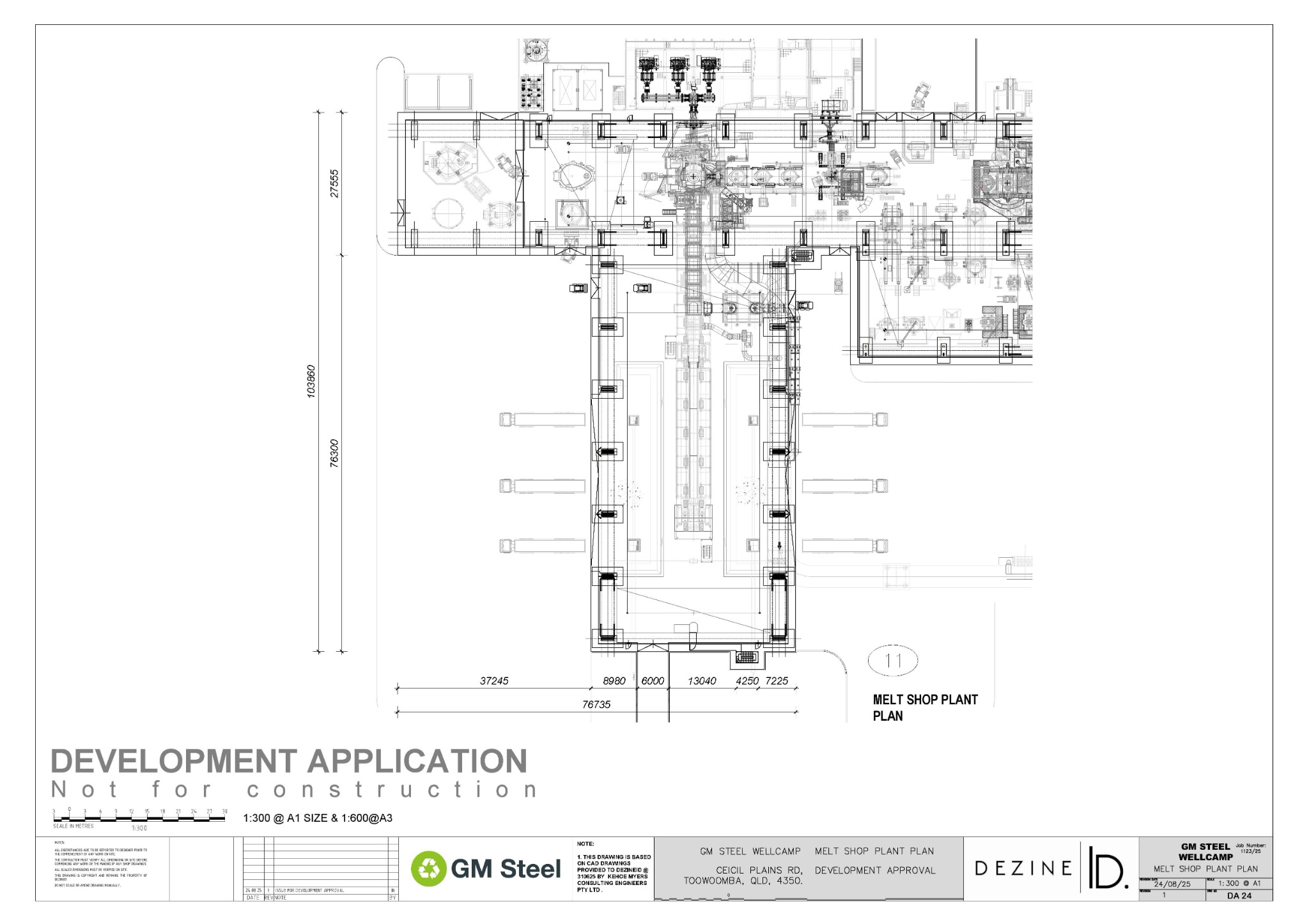 GM Steel melt shop plant plan
