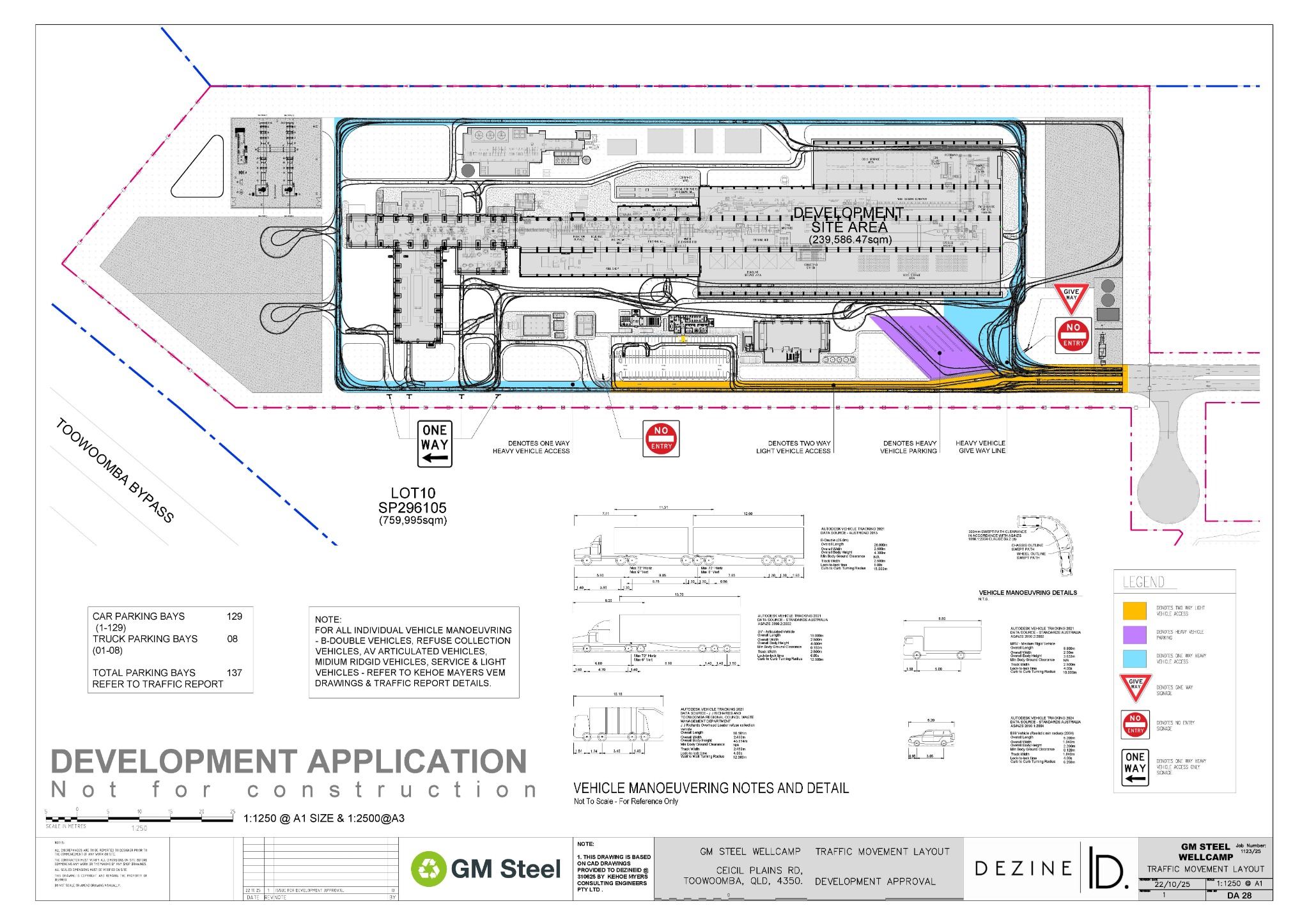 GM Steel traffic movement plan