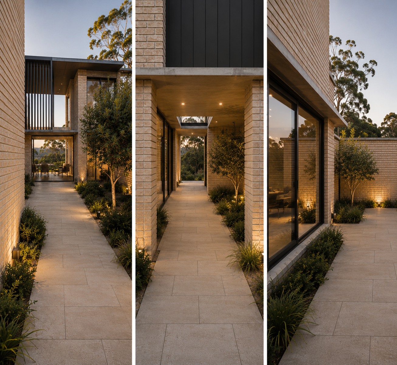 Sari Residence courtyard sequence