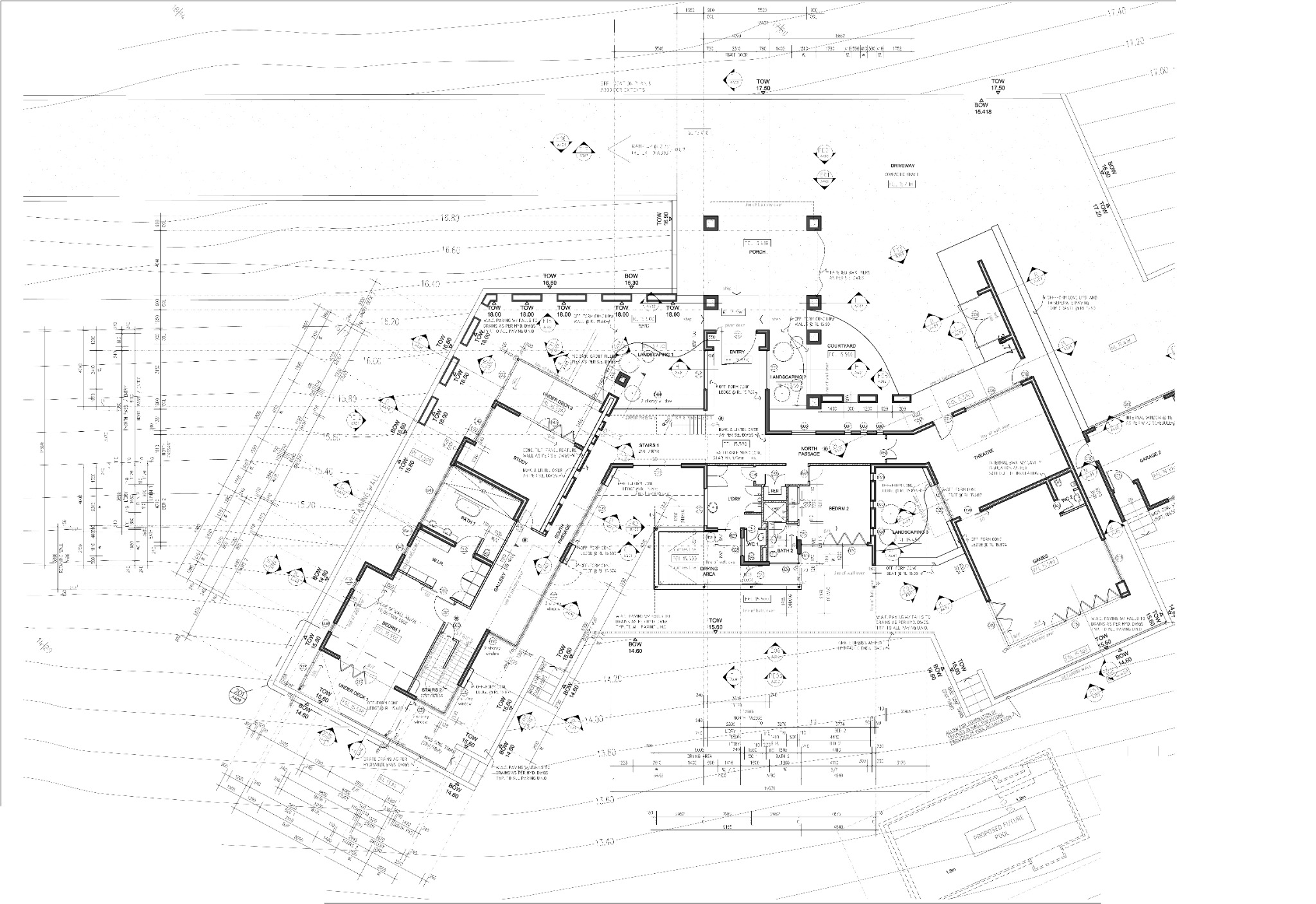 Sari Residence lower floor plan