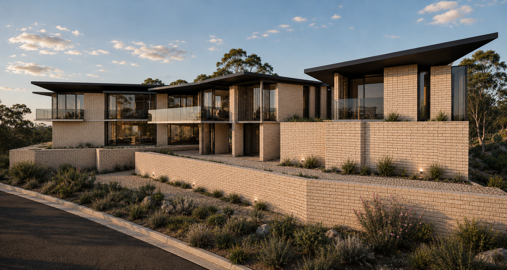 Rear exterior view of The Sari Residence