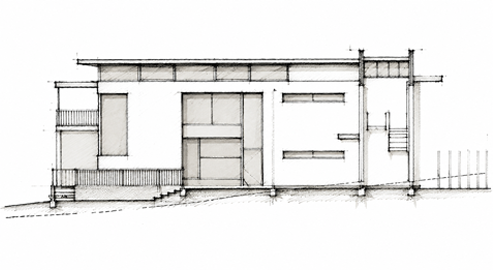 Sari Residence elevation detail