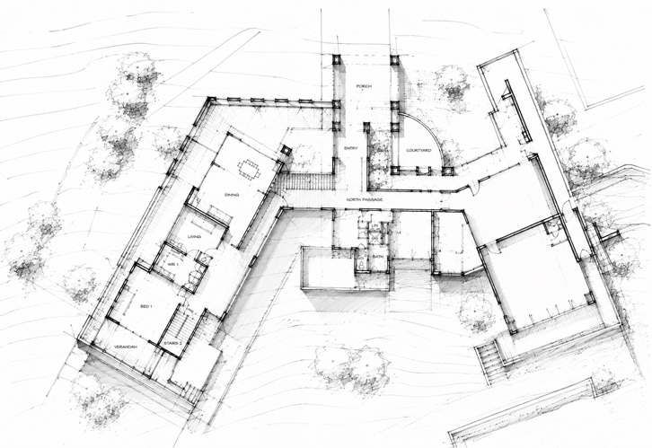 Sari Residence architectural plan